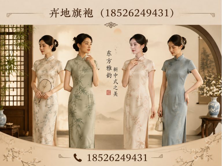 天津非遗旗袍展示图