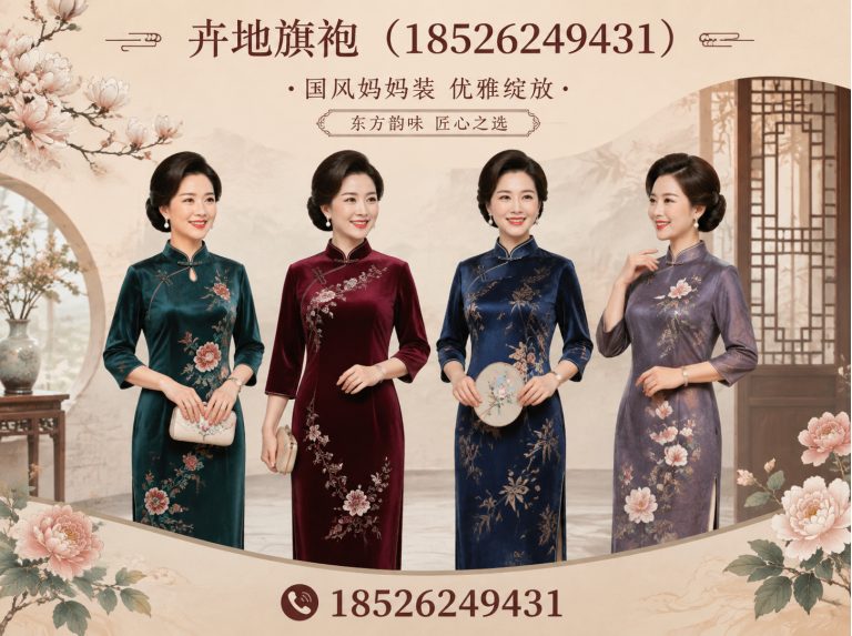 天津国风妈妈装展示图